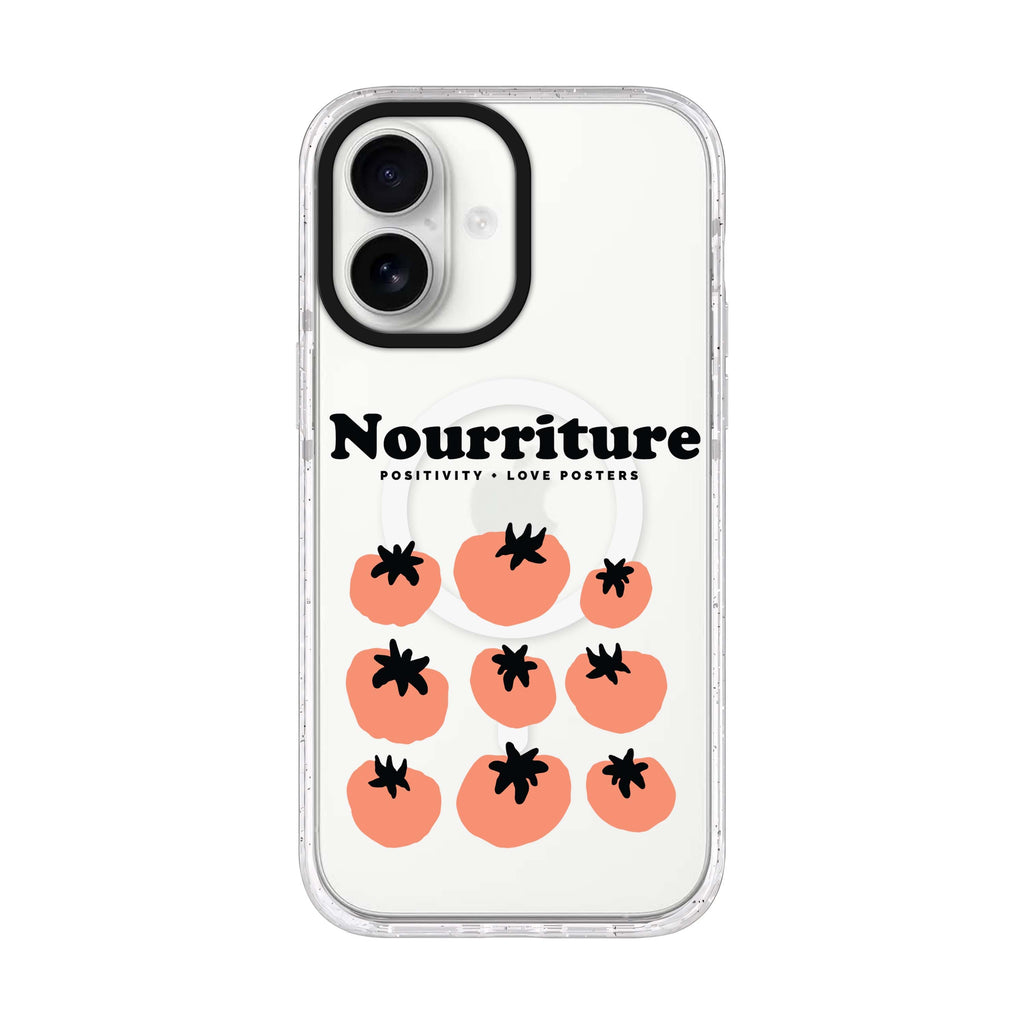 Nourriture iPhone 17 水晶透明保護殼正面展示