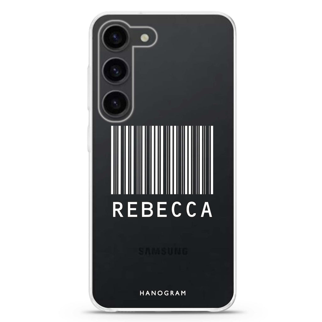 Barcode Samsung Galaxy 水晶透明保護殼