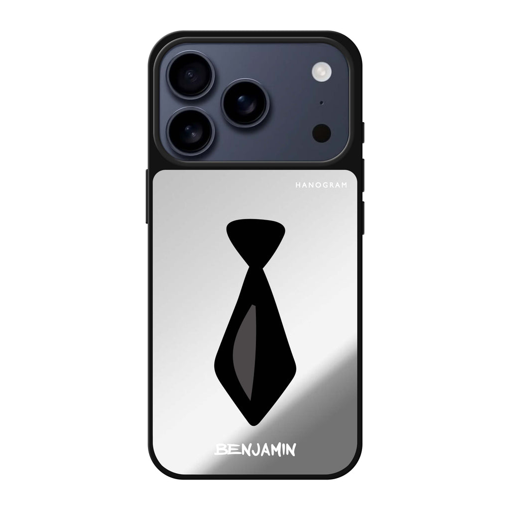 Tie 圖案 iPhone 17 Pro Max 鏡面手機殼主圖