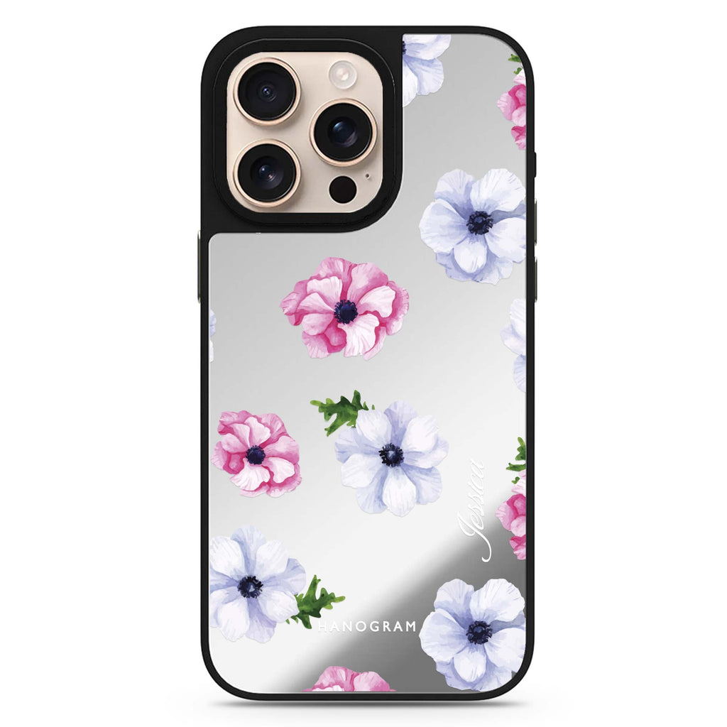Ideal floral 鏡面手機殼