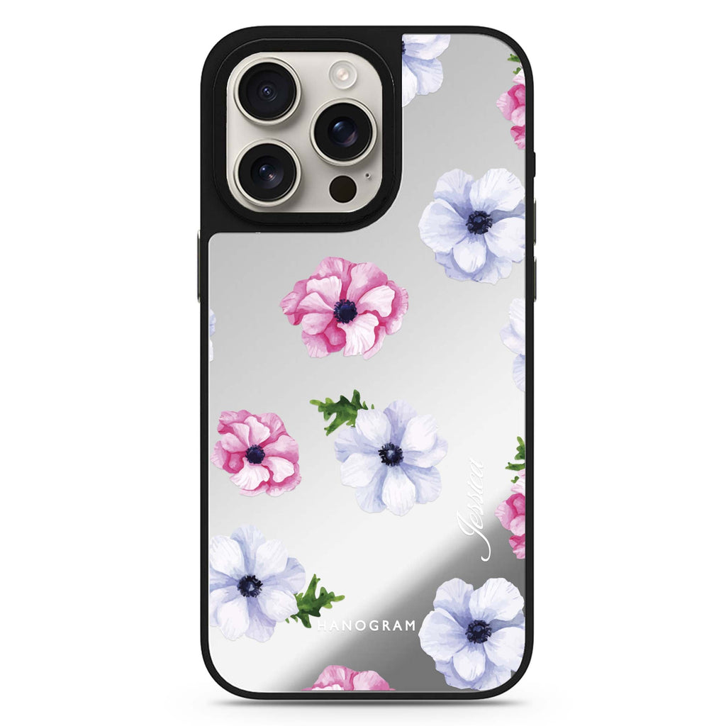 Ideal floral 鏡面手機殼