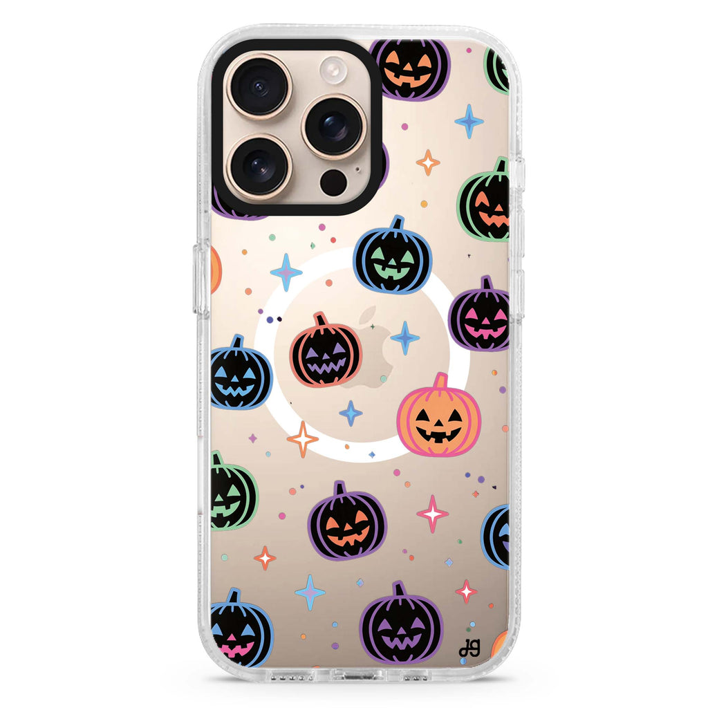 Neon Lantern Confetti Magsafe 兼容水晶透明保護殼