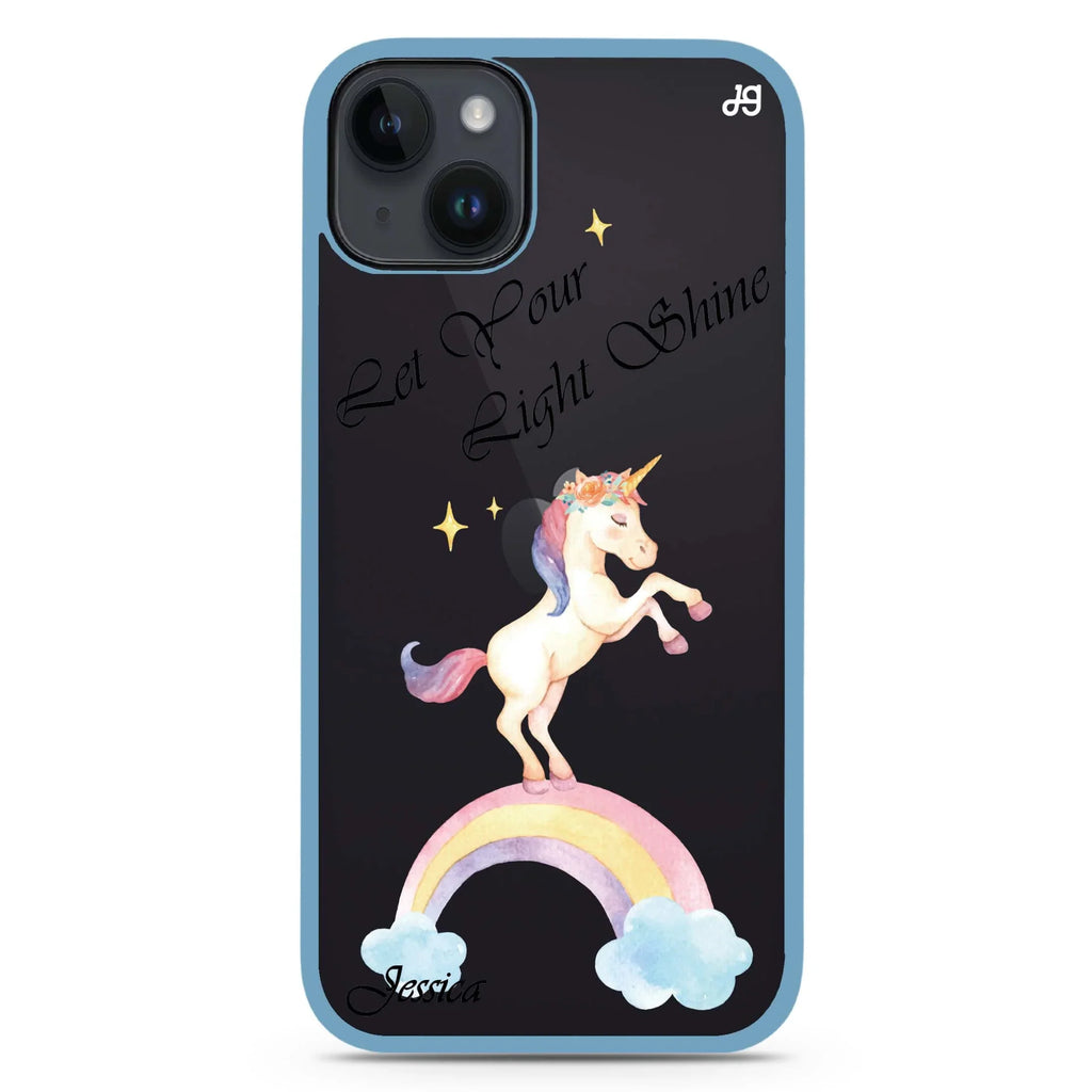 Rainbow Unicorn iPhone 15 Plus 防衝擊保護殼