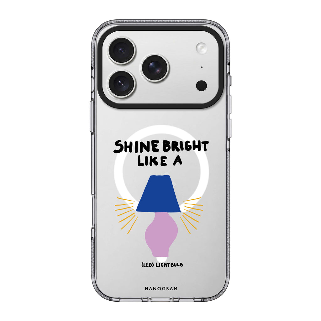 Shine Bright Like a LED 水晶透明保護殼