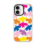 Colourful Birds iPhone 17 水晶透明保護殼正面展示