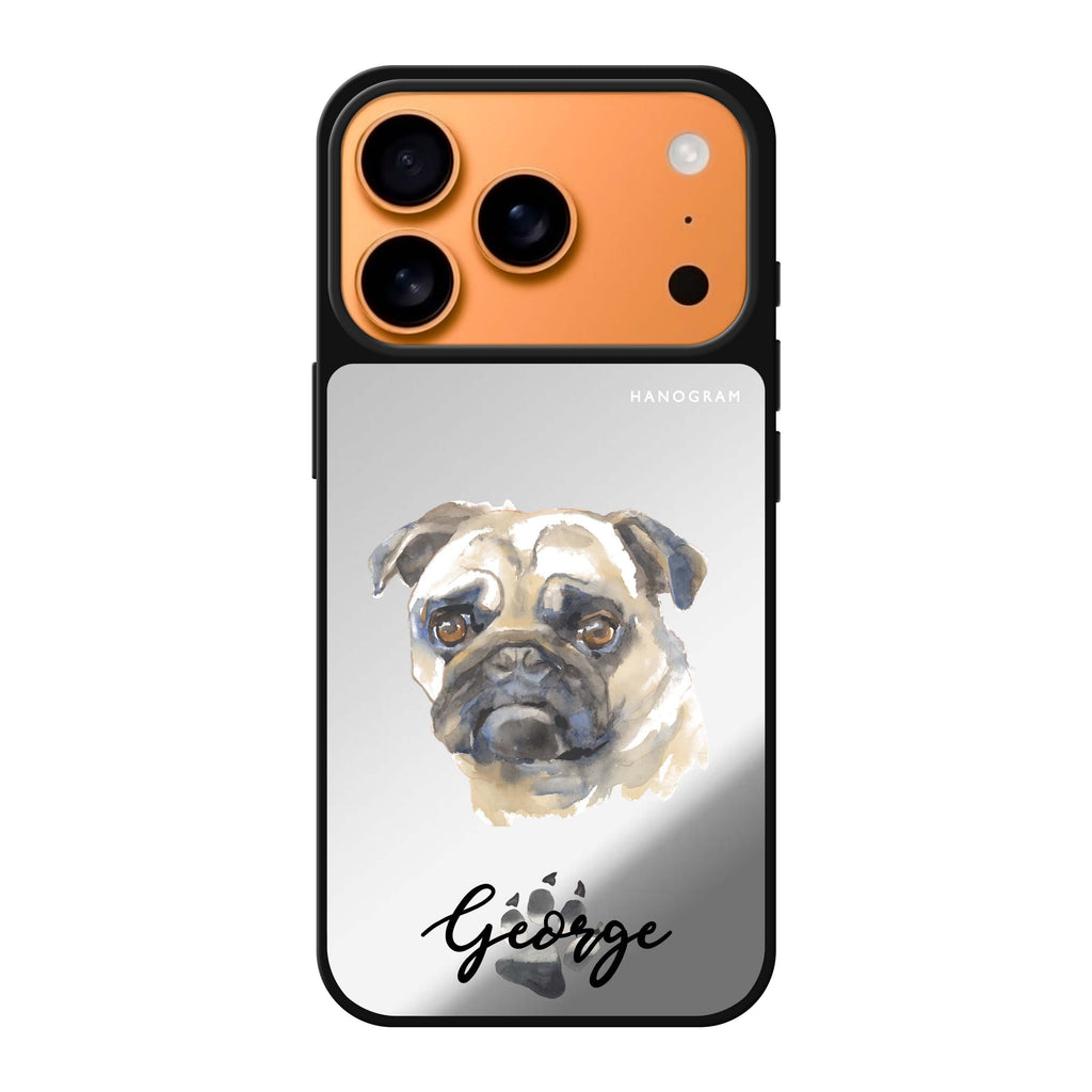 Pug 狗狗 iPhone 17 Pro Max 鏡面手機殼主圖