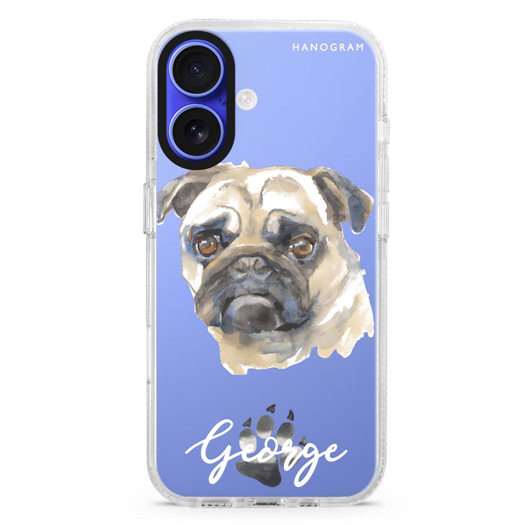 Pug Magsafe 兼容水晶透明保護殼