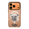 Pug iPhone 17 Pro Max MagSafe 水晶透明保護殼 狗狗圖案設計 可自訂名字 圖1