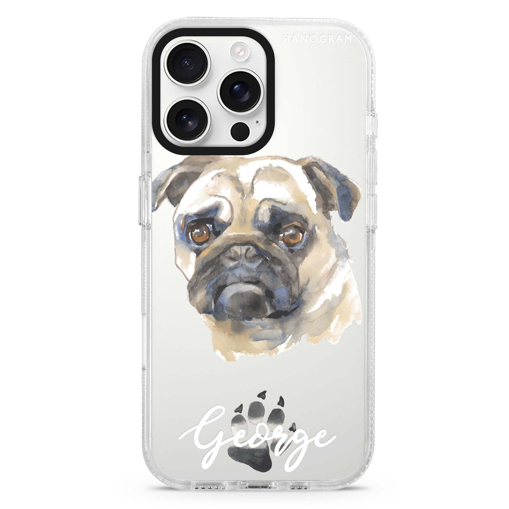 Pug Magsafe 兼容水晶透明保護殼