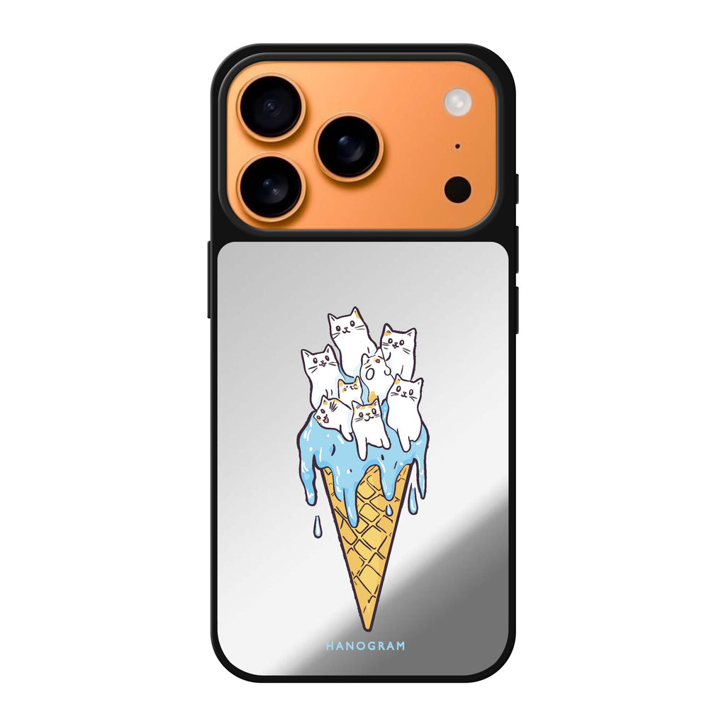 Meow Melt 貓咪 iPhone 17 Pro Max 鏡面手機殼主圖