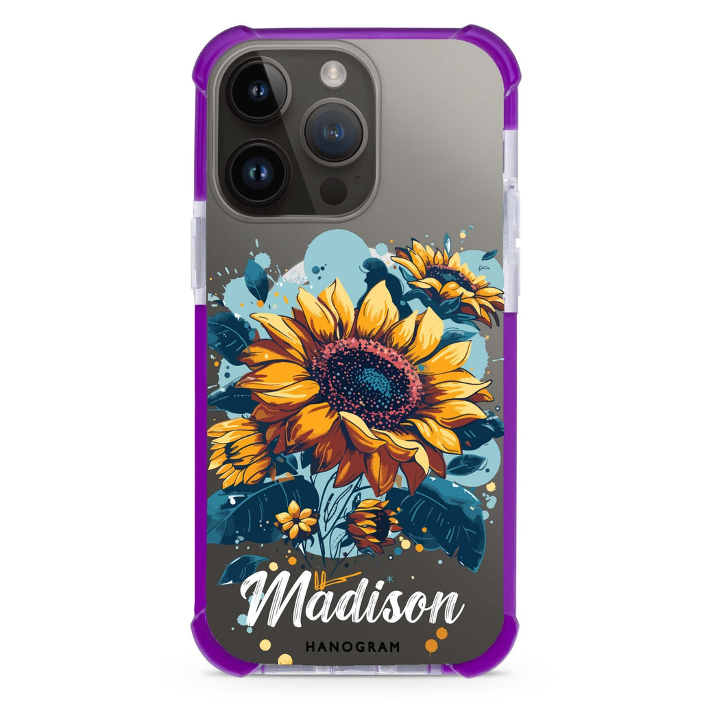 Sun-Kissed Petals iPhone Magsafe 兼容超強防摔保護殼