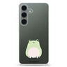 Pastel Froggie Samsung Galaxy S26/S25/S24 水晶透明保護殼正面展示