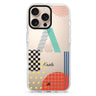 Memphis Monogram iPhone 16 Pro & 16 Pro Max Case - Personalized and Stylish Protection