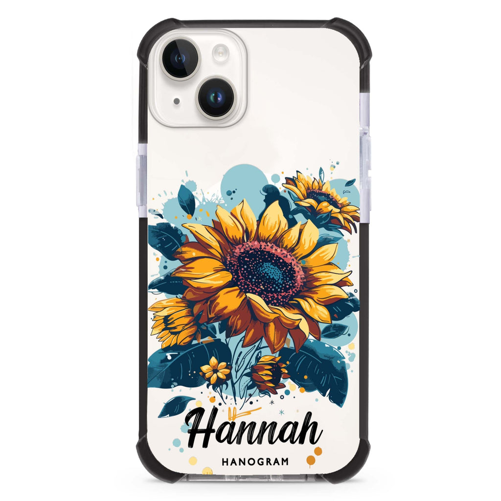 Sun-Kissed Petals iPhone 15 Plus Magsafe 兼容超強防摔保護殼