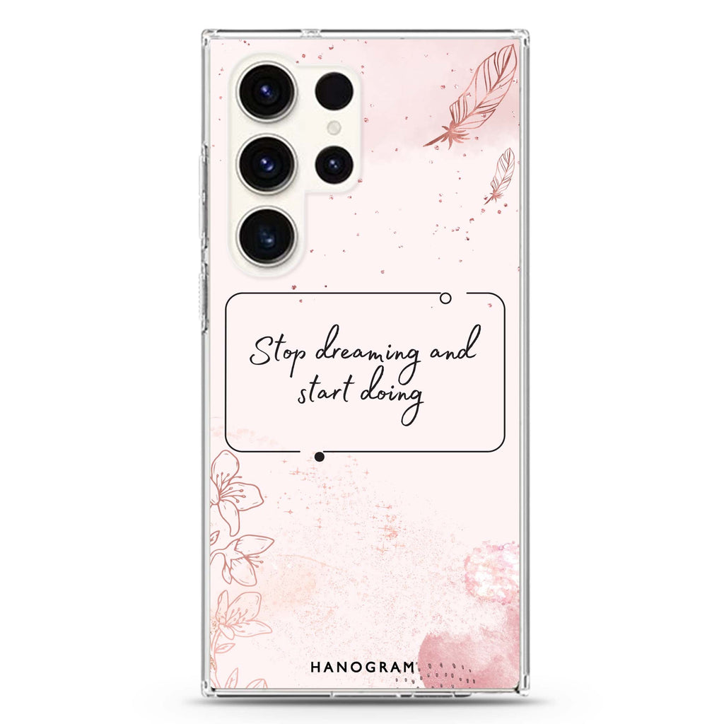 Stop Dreaming Samsung Galaxy Ultra 透明保護殼，適用 S26/S25/S24/S23 Ultra，圖1