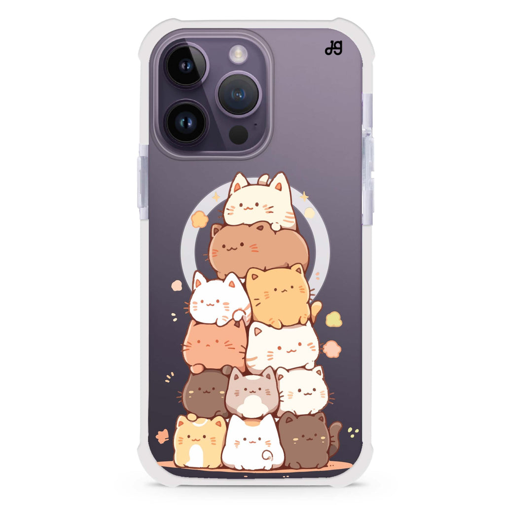 Kitty Cluster iPhone Magsafe 兼容超強防摔保護殼