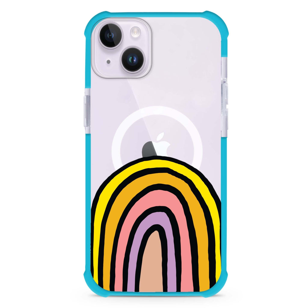 Happy Rainbow iPhone 15 Plus Magsafe 兼容超強防摔保護殼