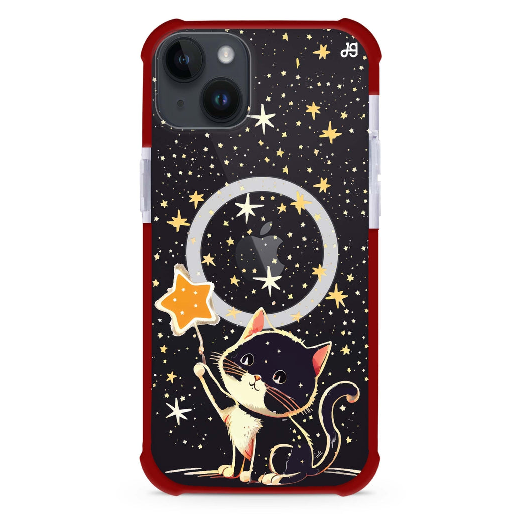Cat & Star iPhone 15 Plus Magsafe 兼容超強防摔保護殼
