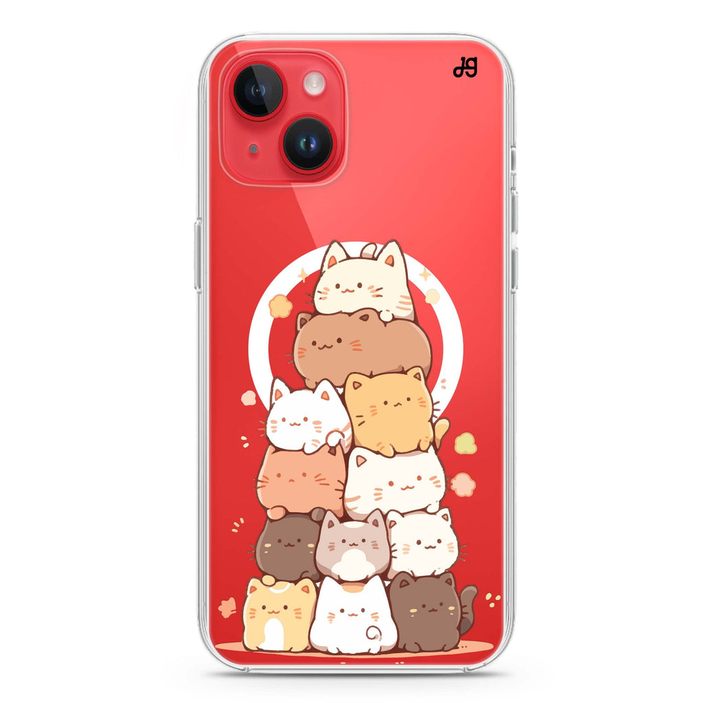 Kitty Cluster iPhone 14 Magsafe 兼容水晶透明保護殼