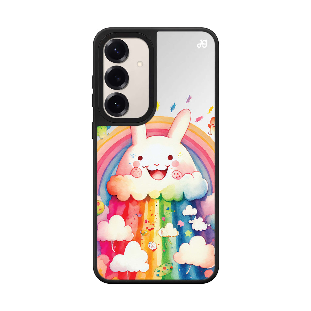 Rainbow Bunny 鏡面手機殼