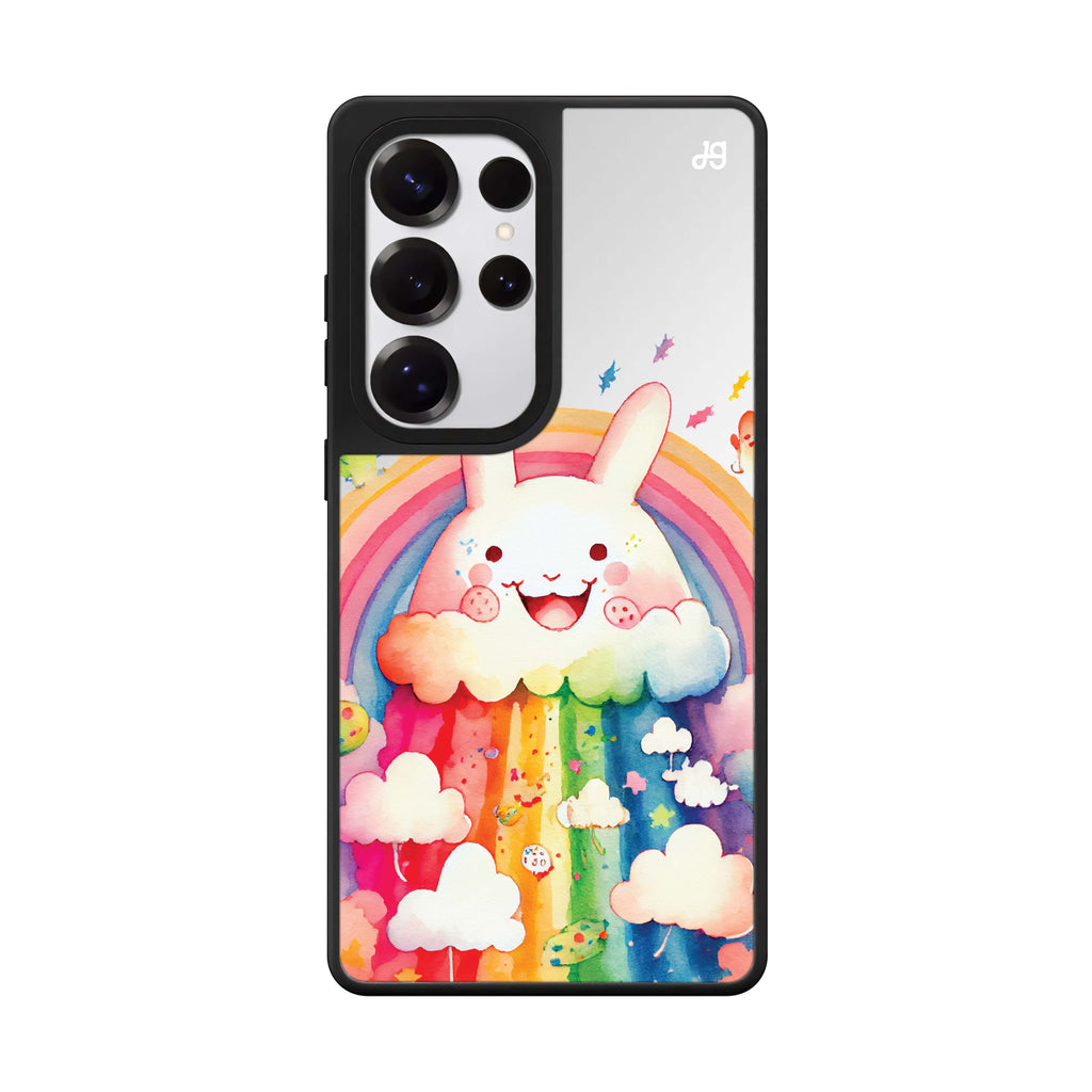 Rainbow Bunny 鏡面手機殼