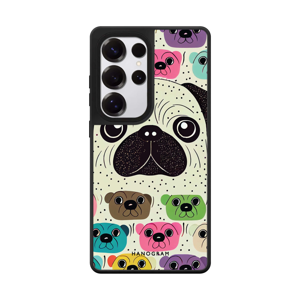 Pug Face 鏡面手機殼