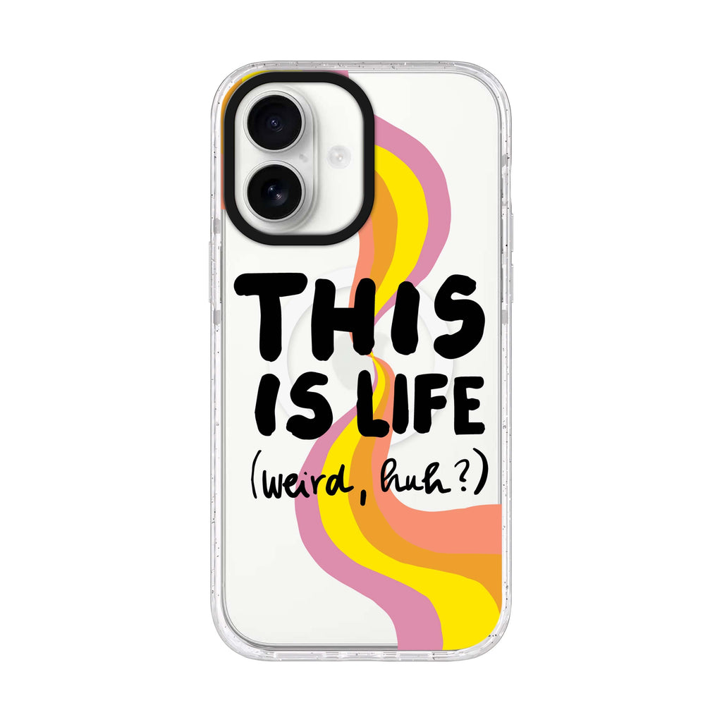 This is Life iPhone 17 水晶透明保護殼正面展示