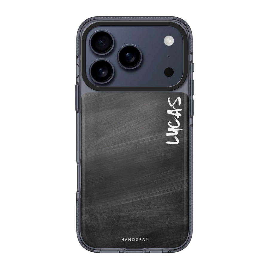 Burst Black iPhone 17 Pro Max MagSafe 水晶透明保護殼 插畫圖案設計 可自訂名字 圖1