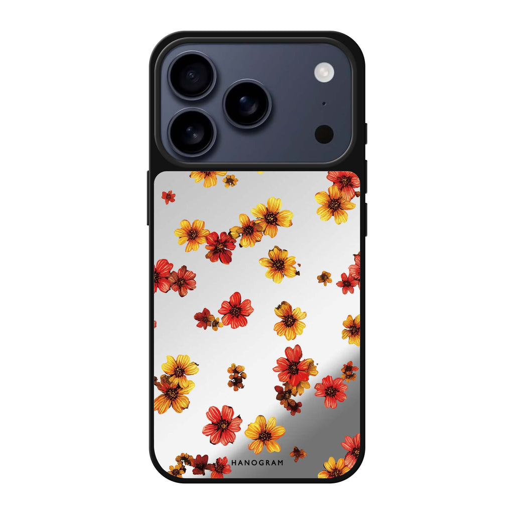 Warm Blooms 花卉 iPhone 17 Pro Max 鏡面手機殼主圖