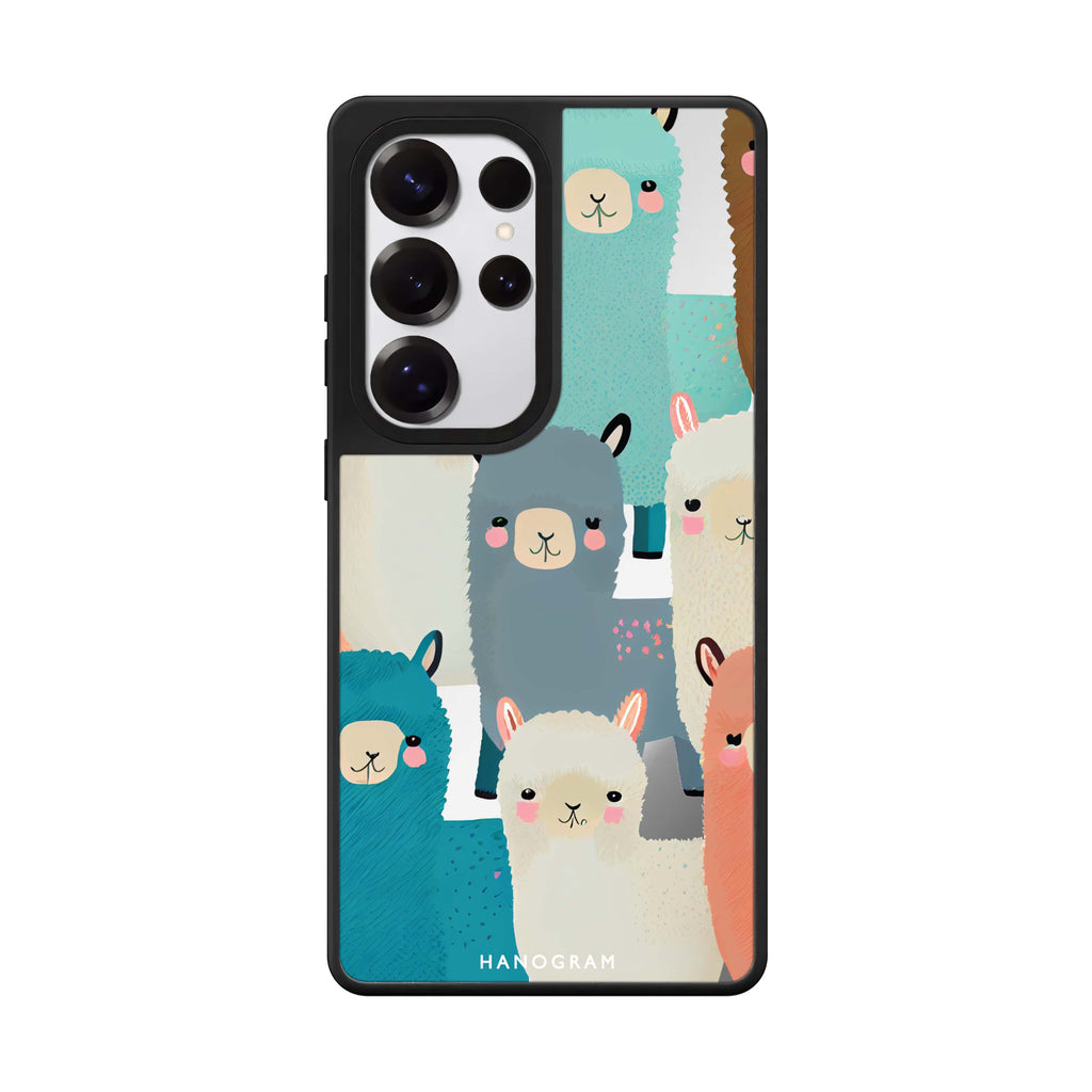 Cute Alpaca 鏡面手機殼