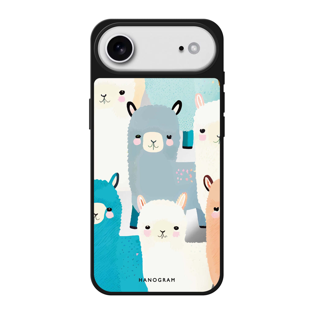 Cute Alpaca 鏡面手機殼
