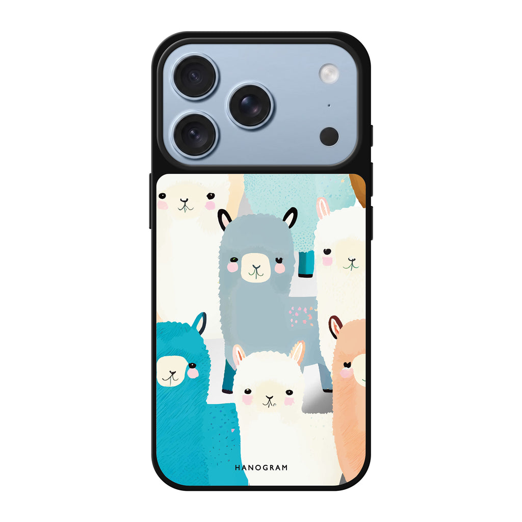 Cute Alpaca 鏡面手機殼