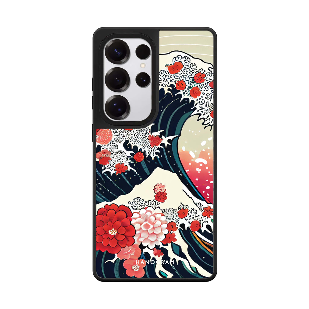 Waves & Flowers 鏡面手機殼
