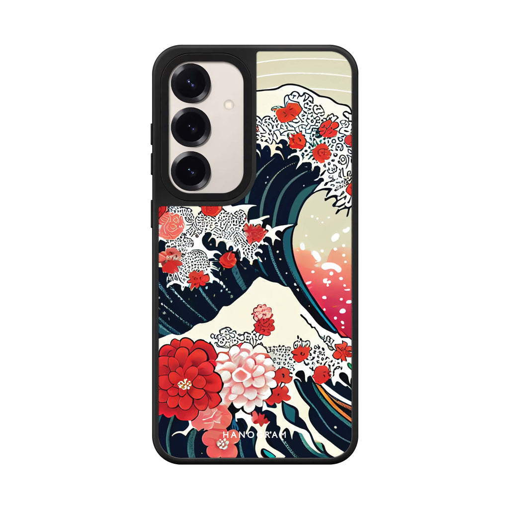 Waves & Flowers 鏡面手機殼