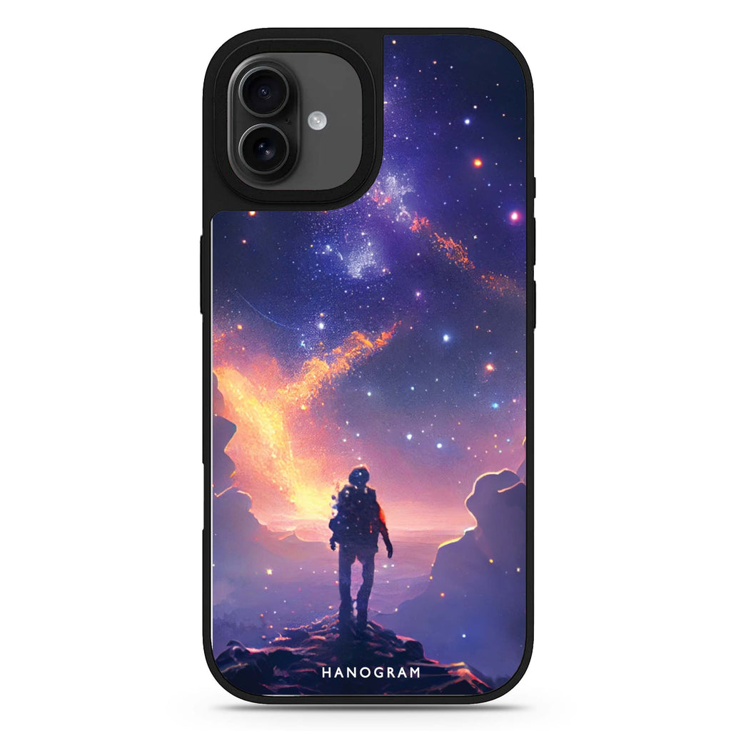 Imagine the Galaxy iPhone 17 星空鏡面手機殼 主圖設計