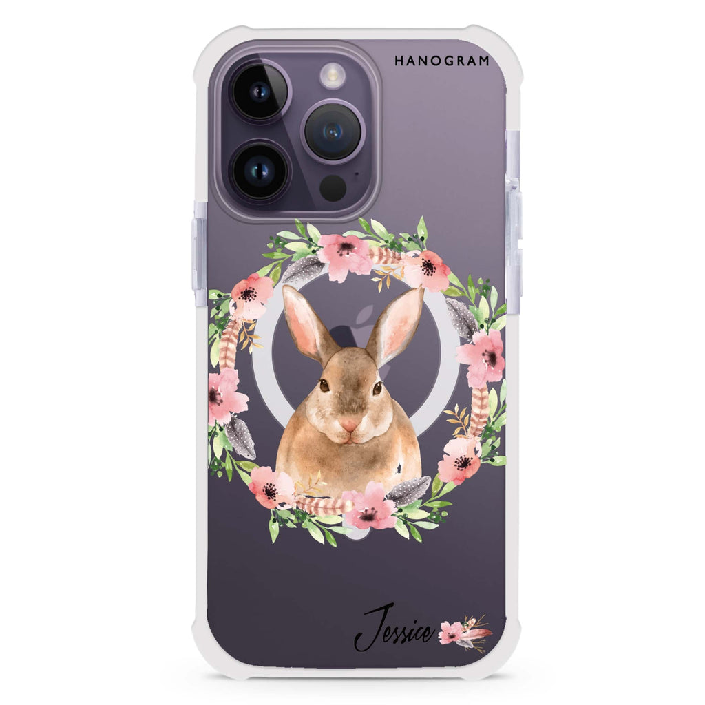 Floral Rain iPhone Magsafe 兼容超強防摔保護殼