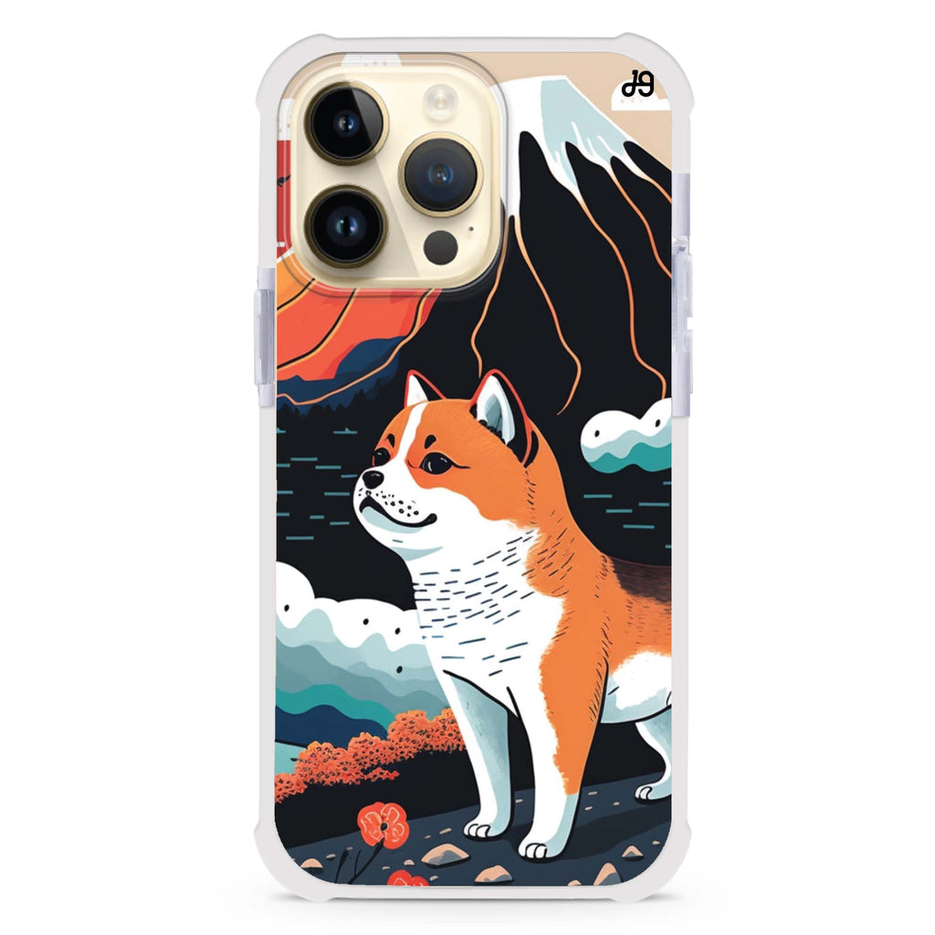Shiba Inu with Fuji Mountain 超強防摔保護殼