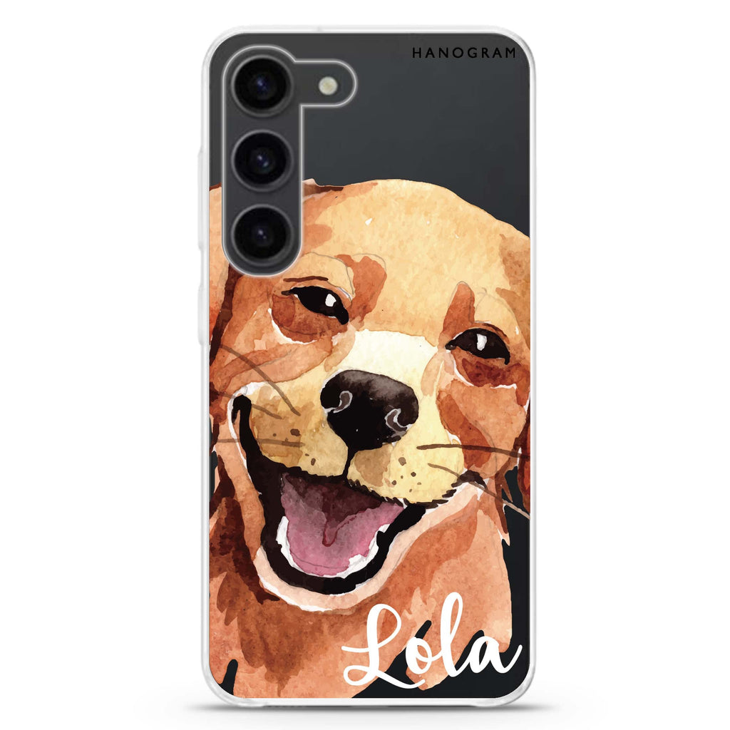 Golden Retriever Samsung Galaxy 水晶透明保護殼
