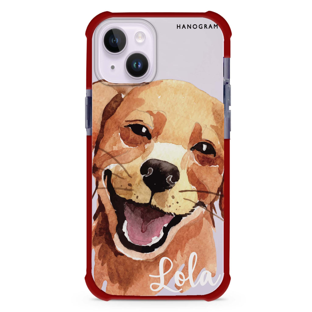 Golden Retriever iPhone 15 Plus Magsafe 兼容超強防摔保護殼