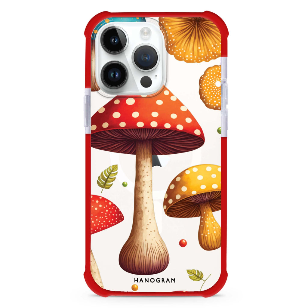 Mushroom time iPhone Magsafe 兼容超強防摔保護殼