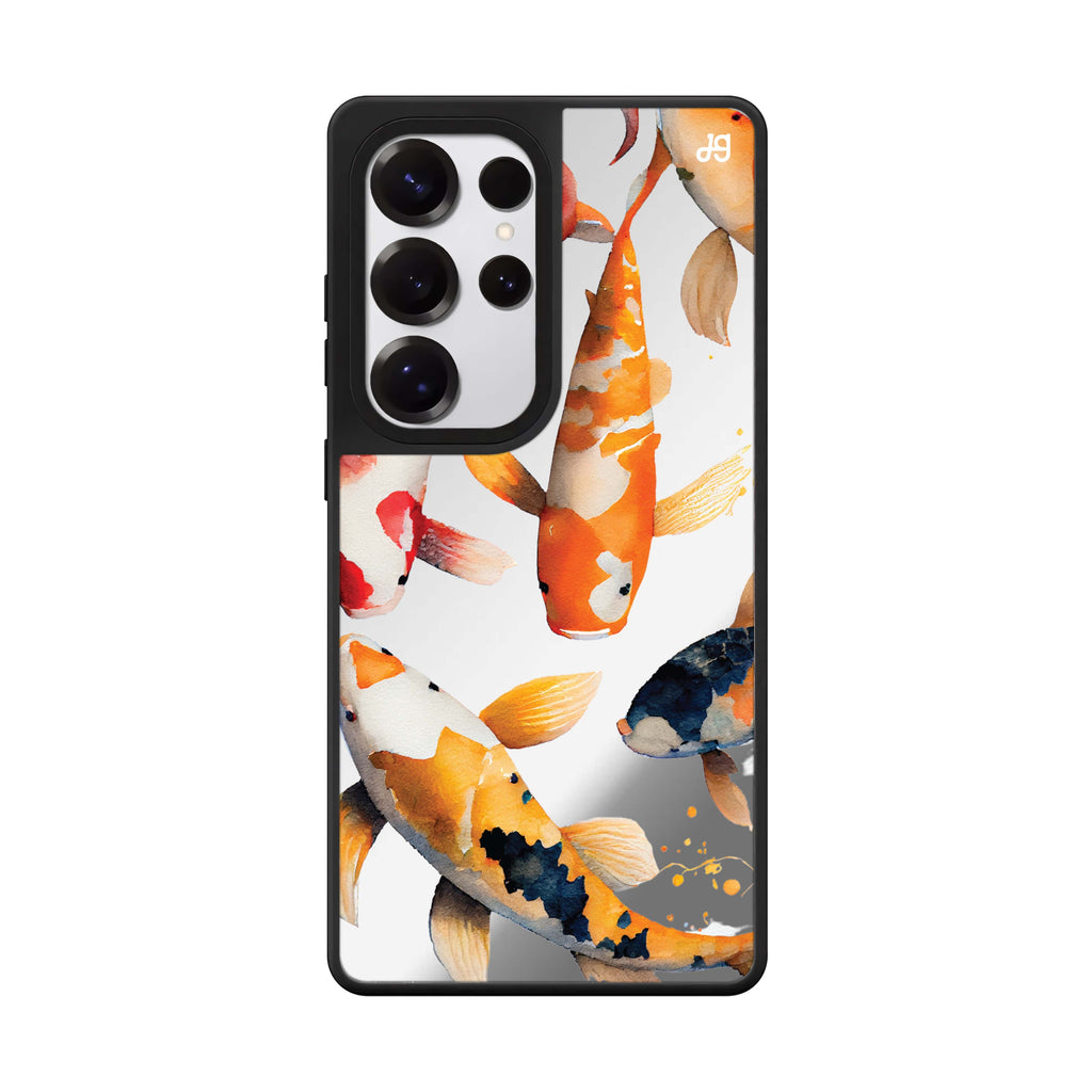 Koi fish 鏡面手機殼