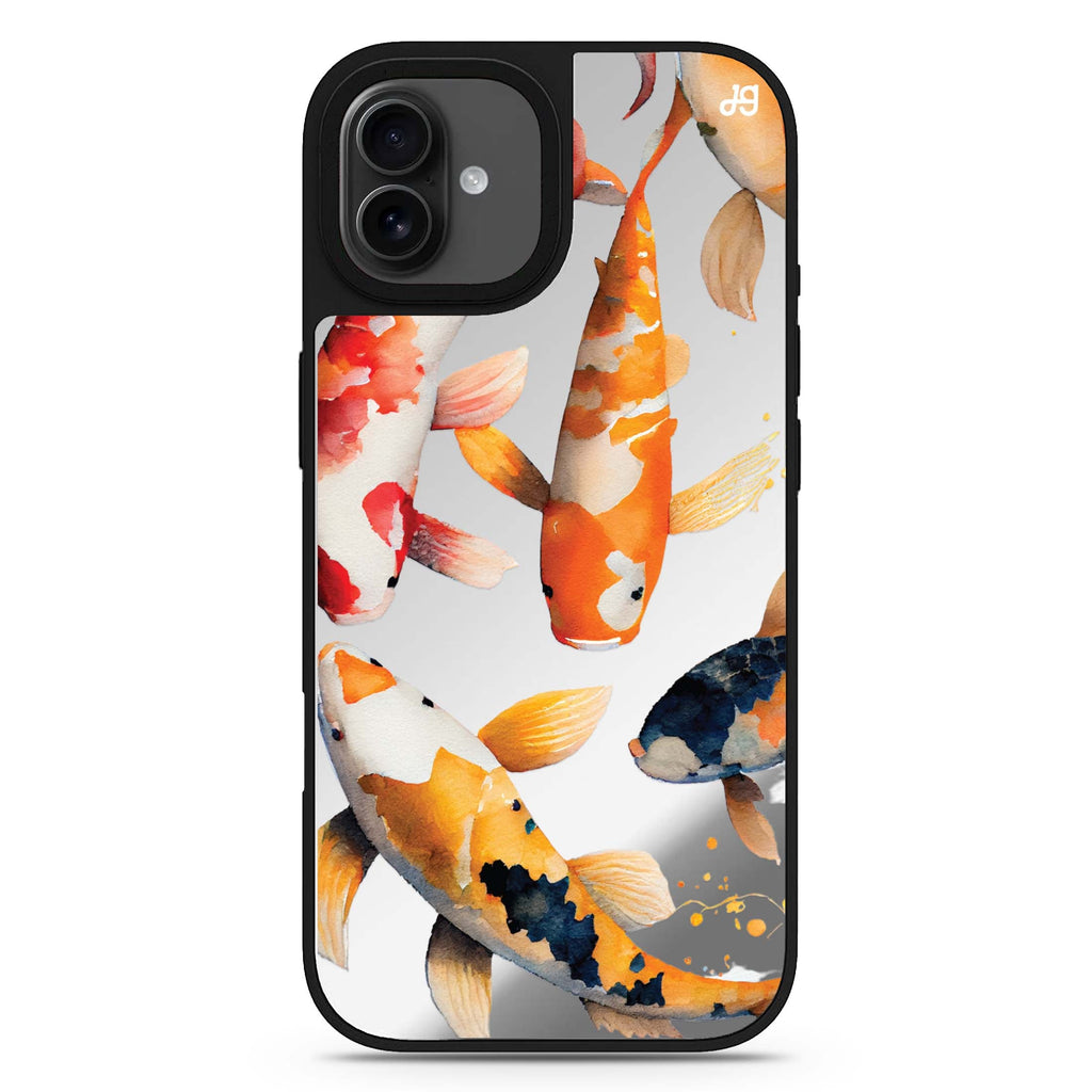 Koi fish iPhone 17 鏡面手機殼 主圖設計
