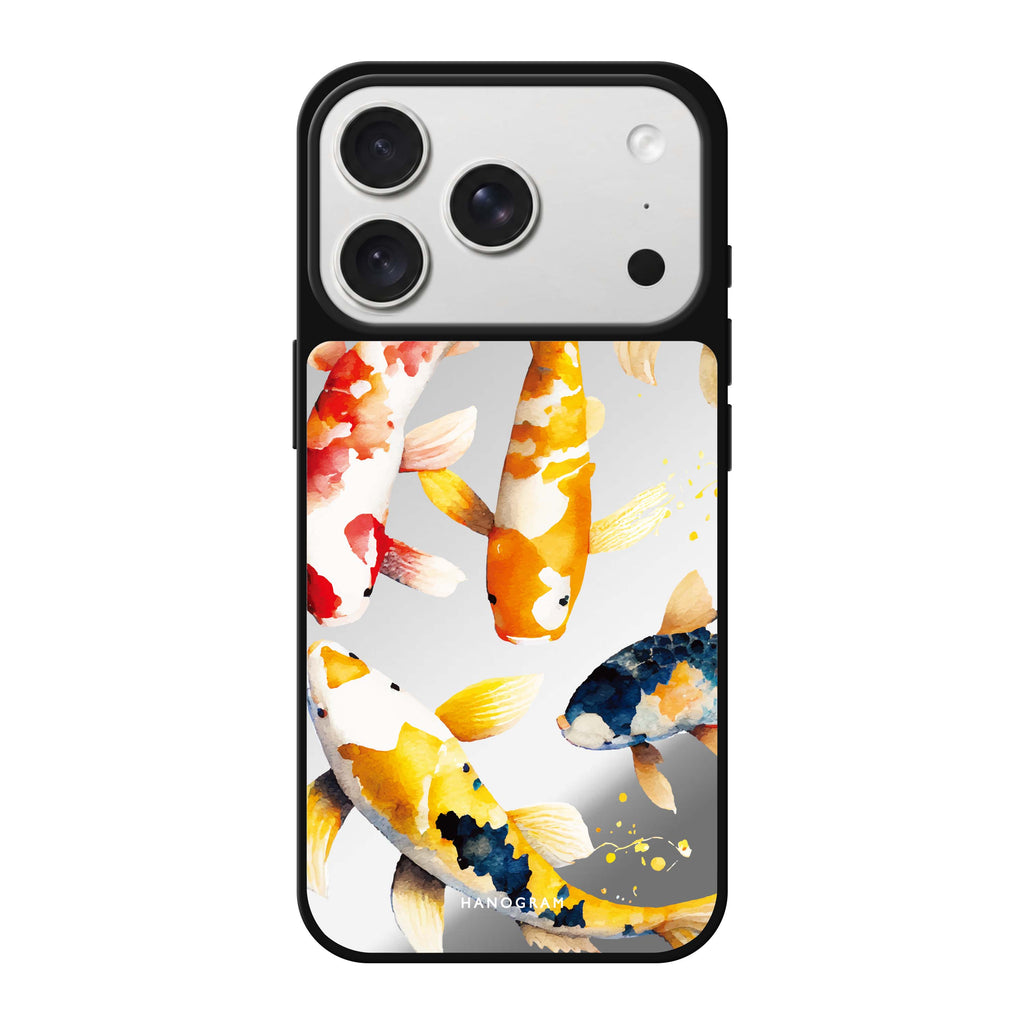 Koi fish 鏡面手機殼