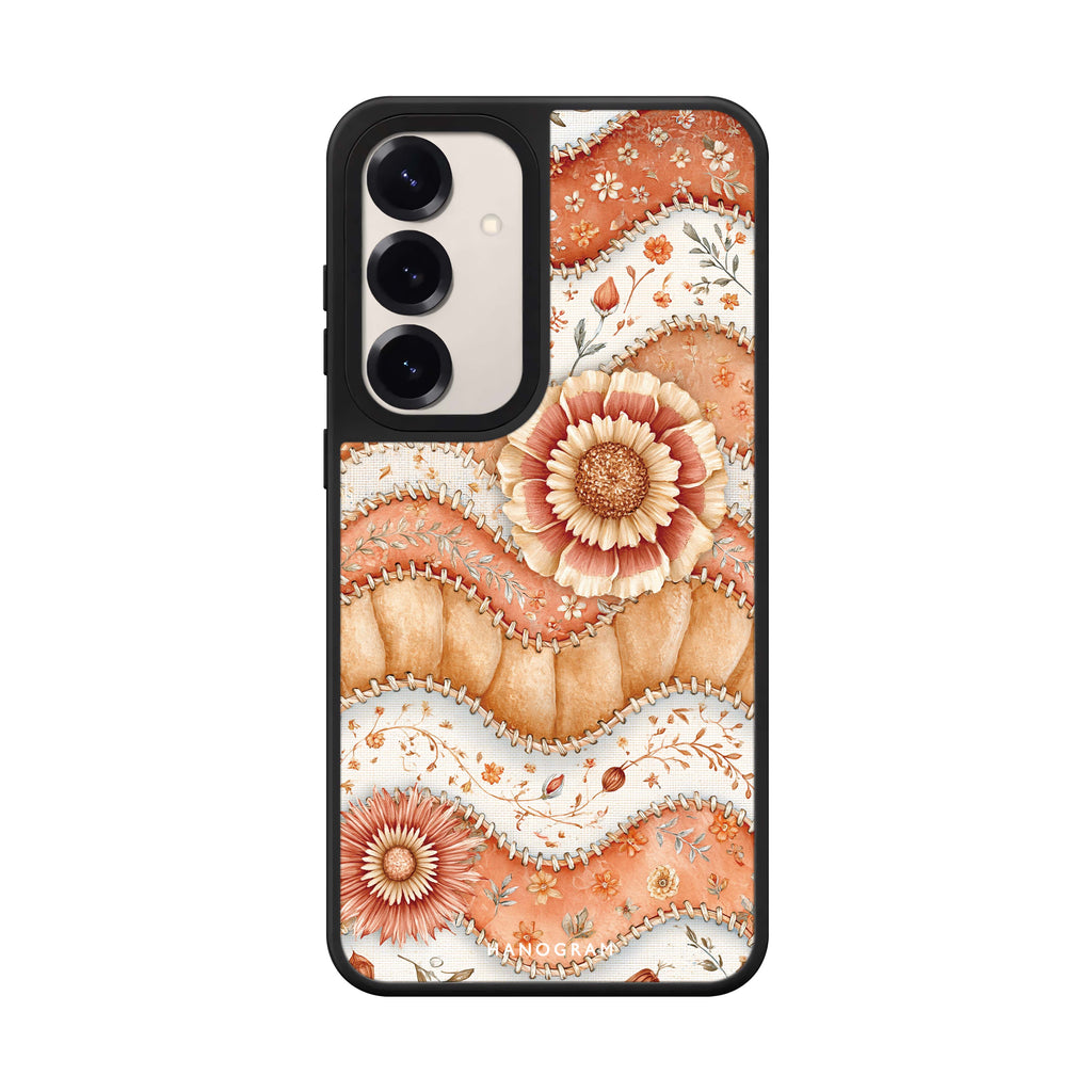 Apricot Petal Quilt 鏡面手機殼