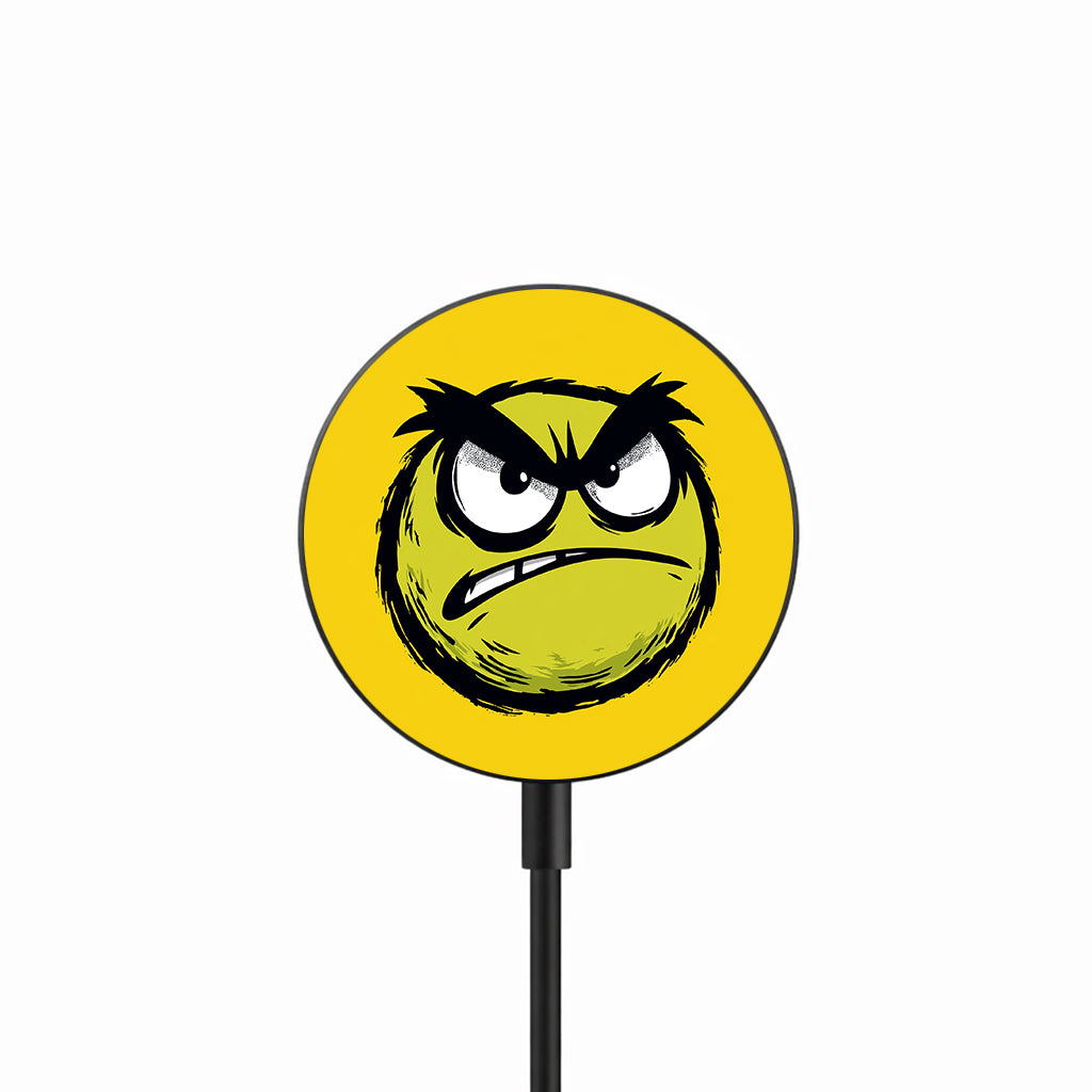 Grumpy Green Face 25W 磁吸無線充電器
