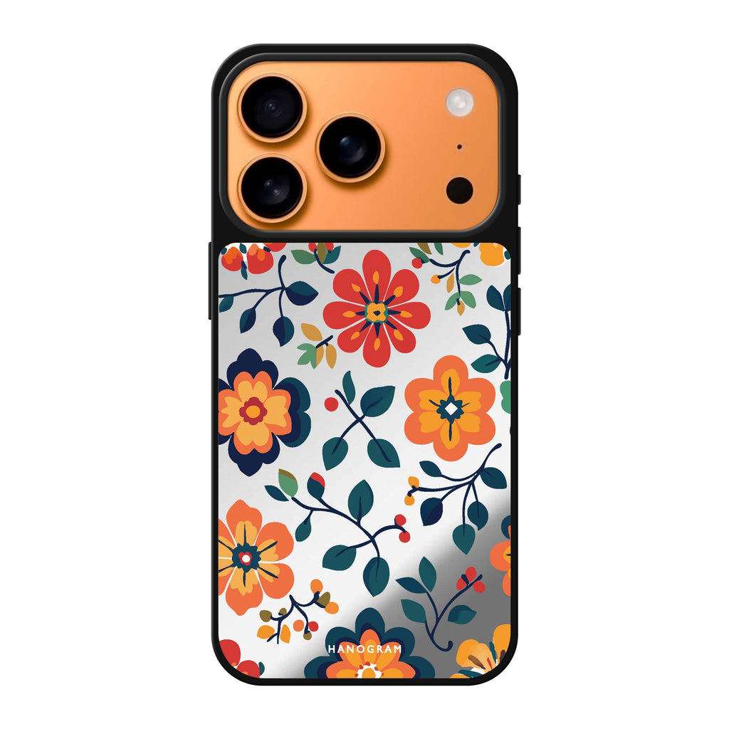 Petal Pop 款式2 花卉 iPhone 17 Pro Max 鏡面手機殼主圖