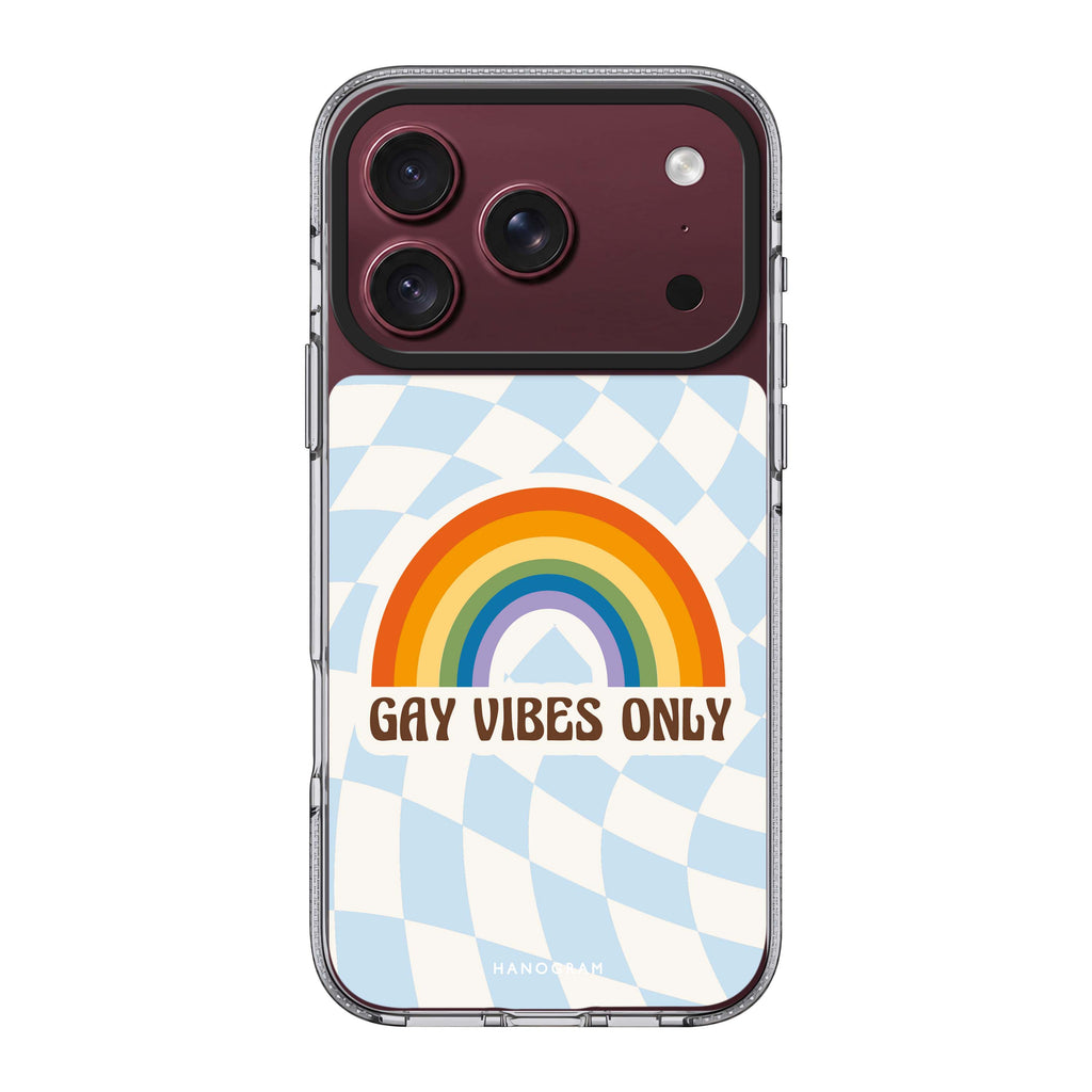 Gay Vibes Only 水晶透明保護殼
