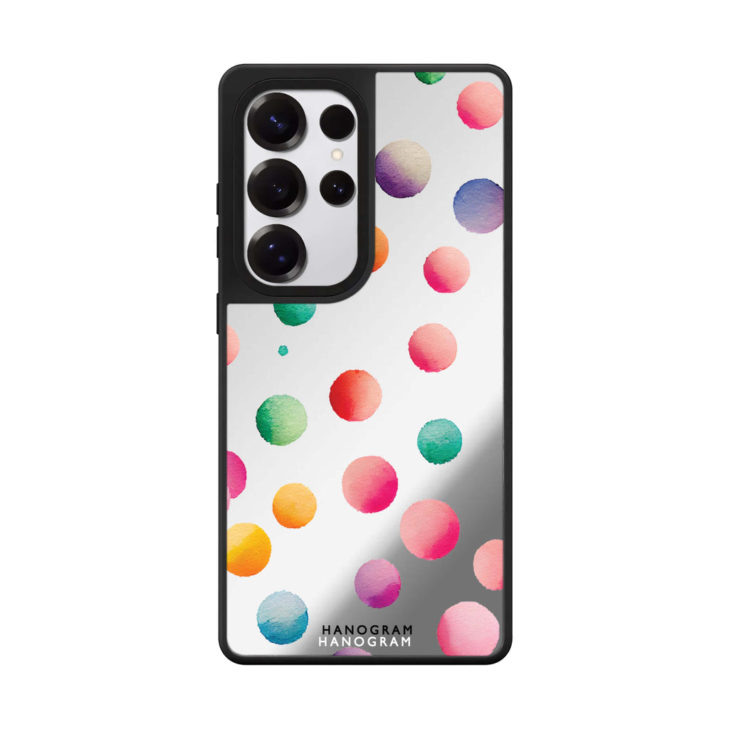 Watercolour Polka Dot 鏡面手機殼