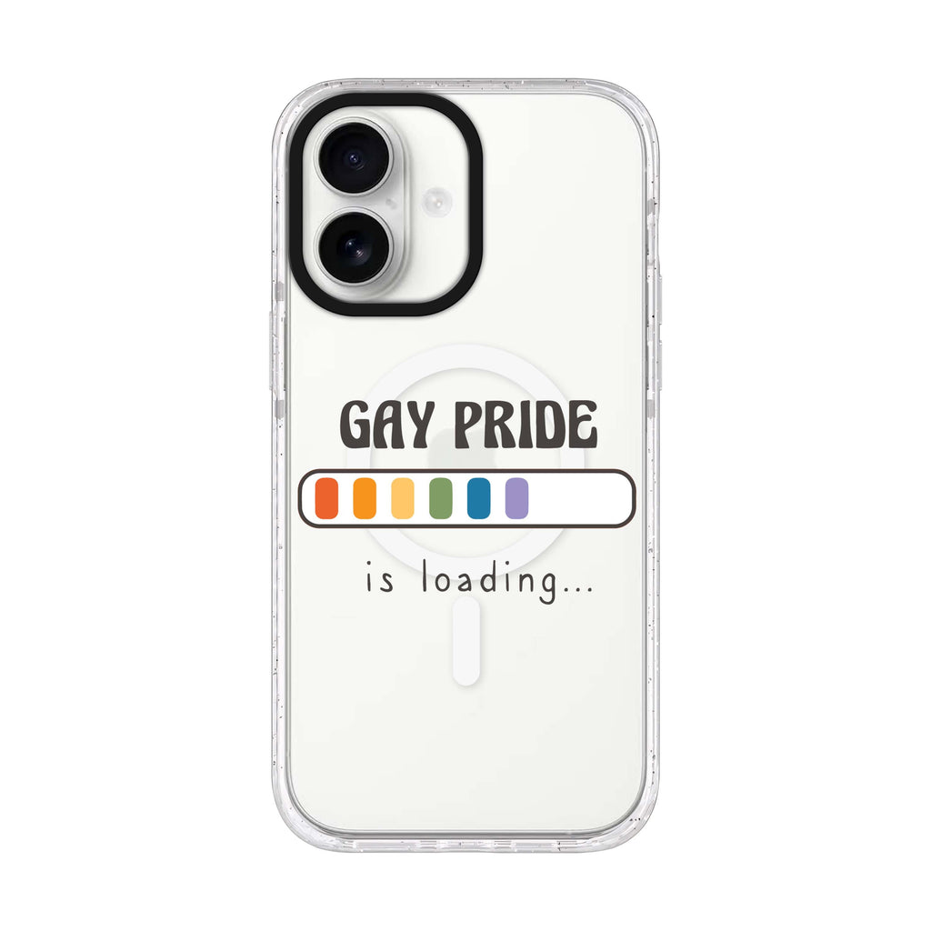 Gay Pride is loading iPhone 17 水晶透明保護殼正面展示