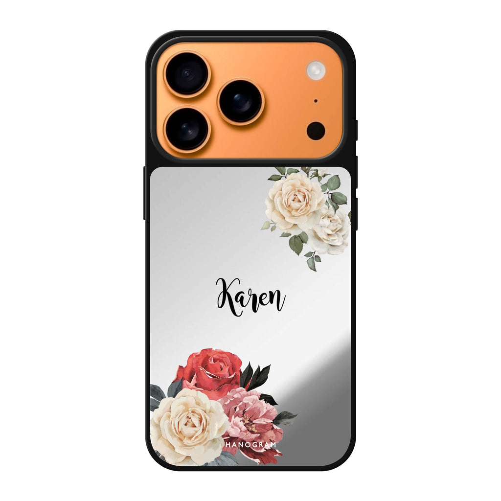 Vintage Floral 花卉 iPhone 17 Pro Max 鏡面手機殼主圖